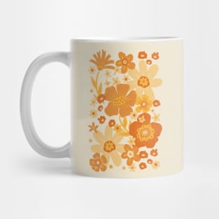 Groovy 60s Floral Party - Cream Mug